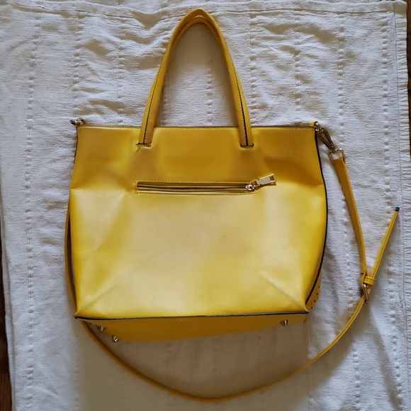 Yellow purse, ladies bag with a shoulder strap - Picture 2 of 7